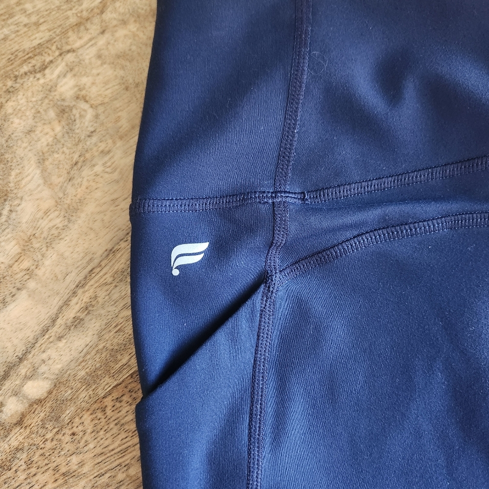 PureLuxe Fabletics Navy Leggings M - Picture 3 of 15